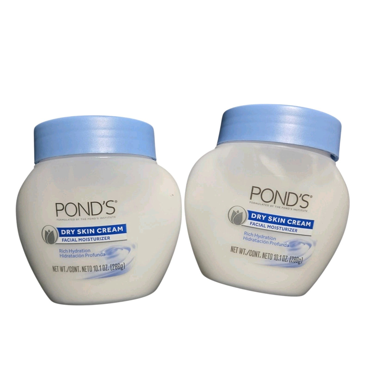 Dry Skin Cream Facial Moisturizer Rich Hydration 10.1oz 2 Pack
