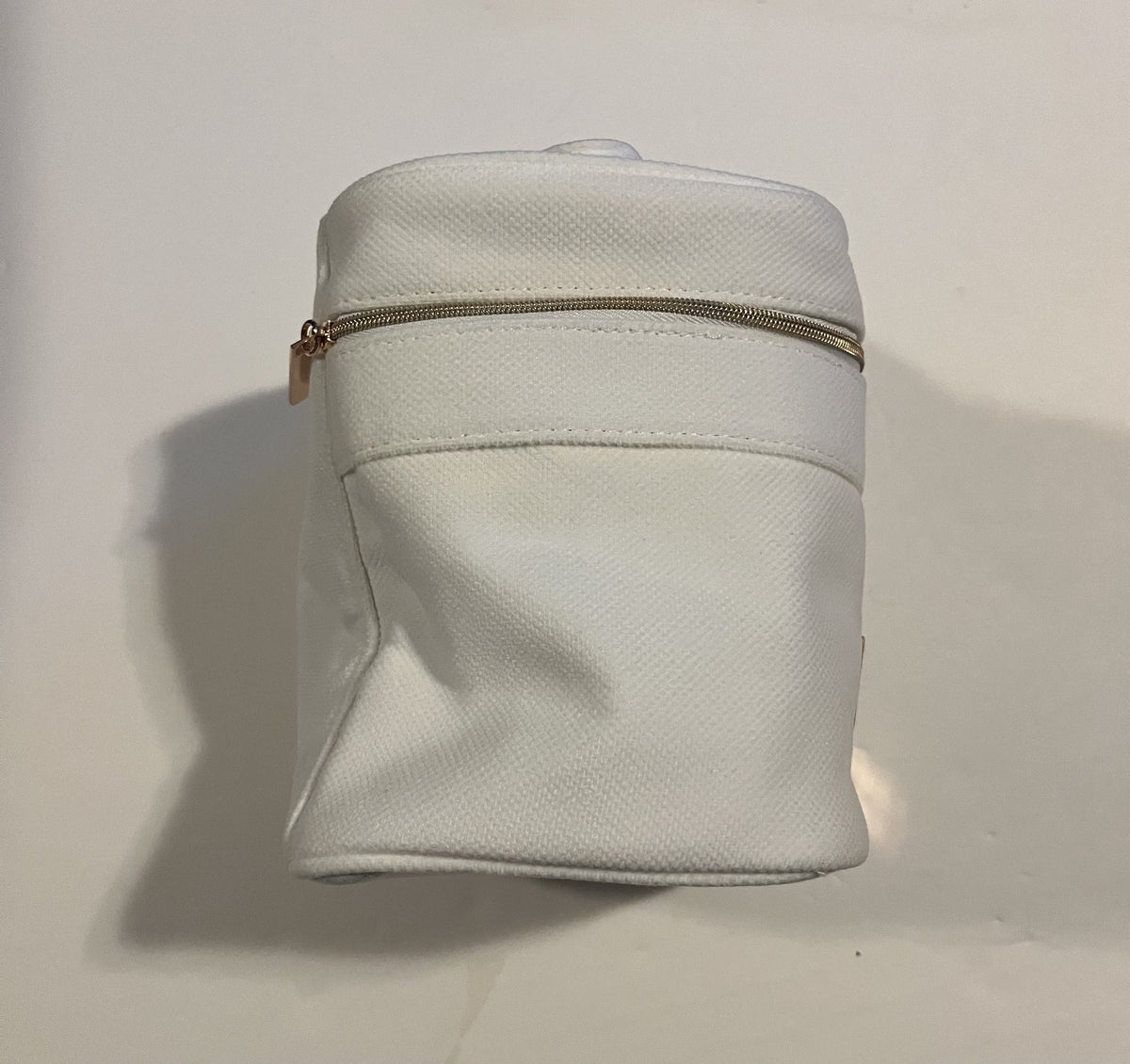 Lancôme White Cosmetic Bag with Samples – Luxury Toiletry Organizer