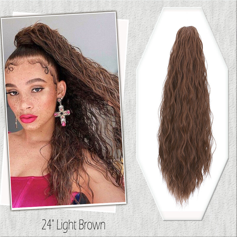Fake Ponytail Clip-In Hair Extension Thick Natural Look 14 Inches