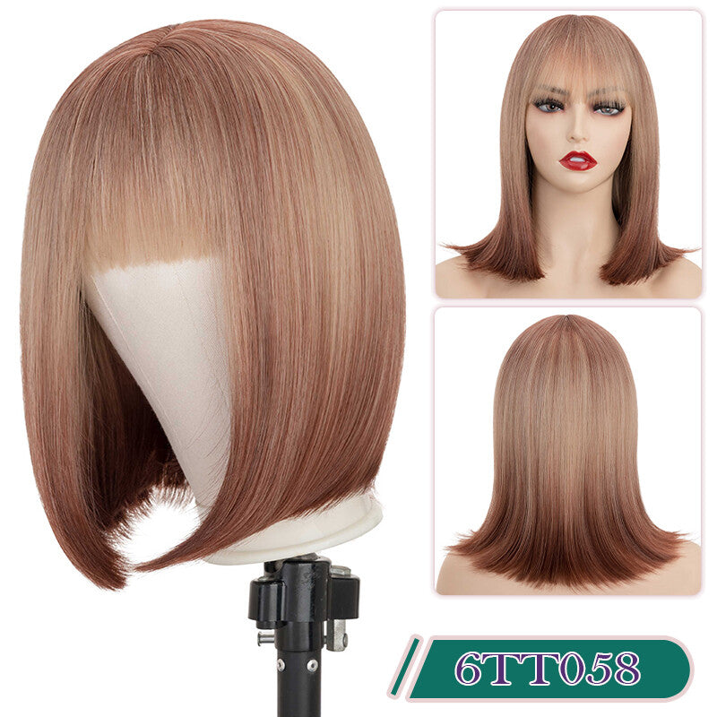 Long Ombre Wigs - Heat Resistant Synthetic Hair, Thick Full Wigs