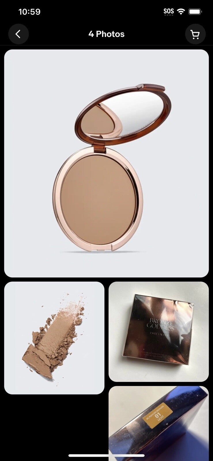 Estée Lauder Bronze Goddess Powder Bronzer 01 Light - Sealed