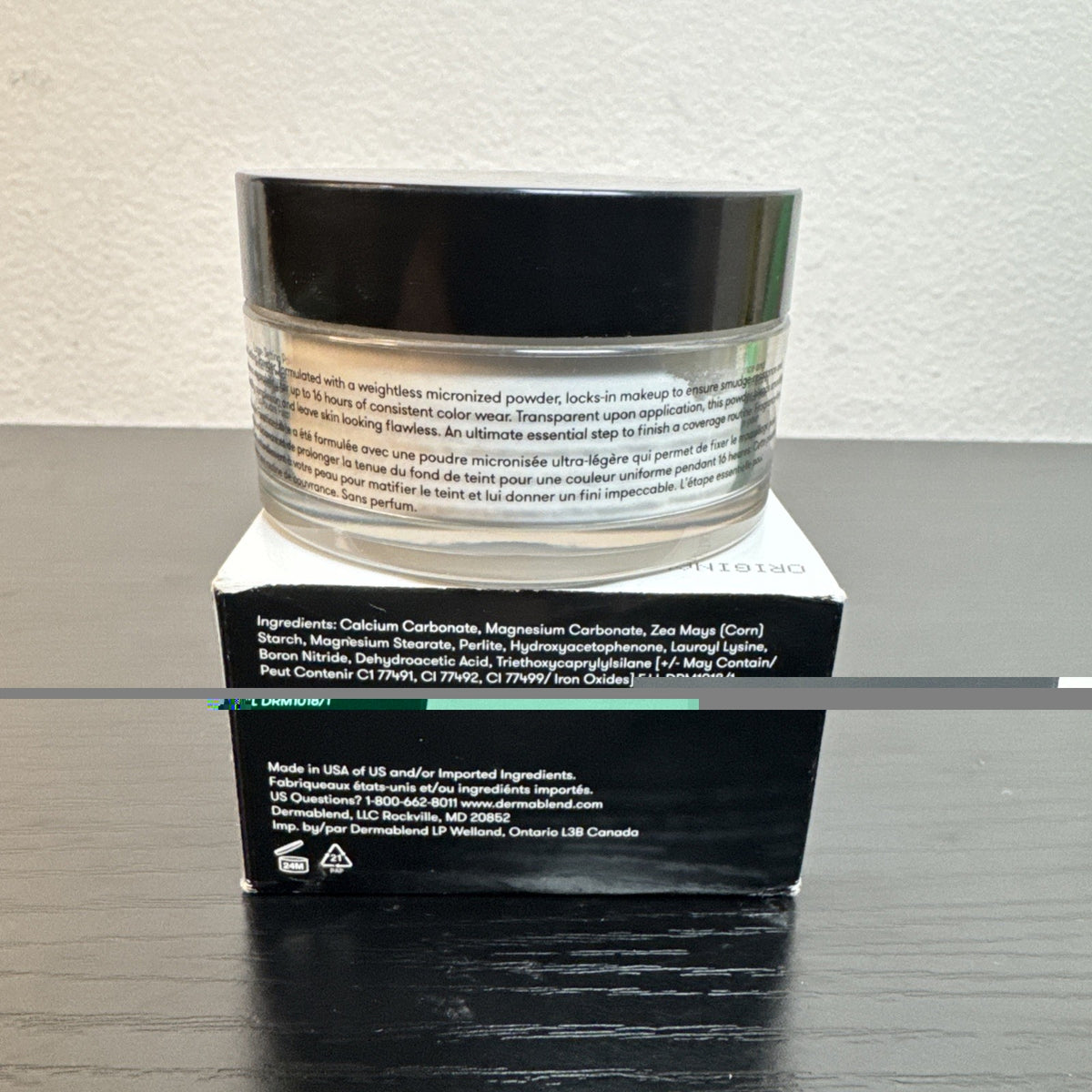 Dermablend Loose Setting Powder for Face – Mattifying Shine Control