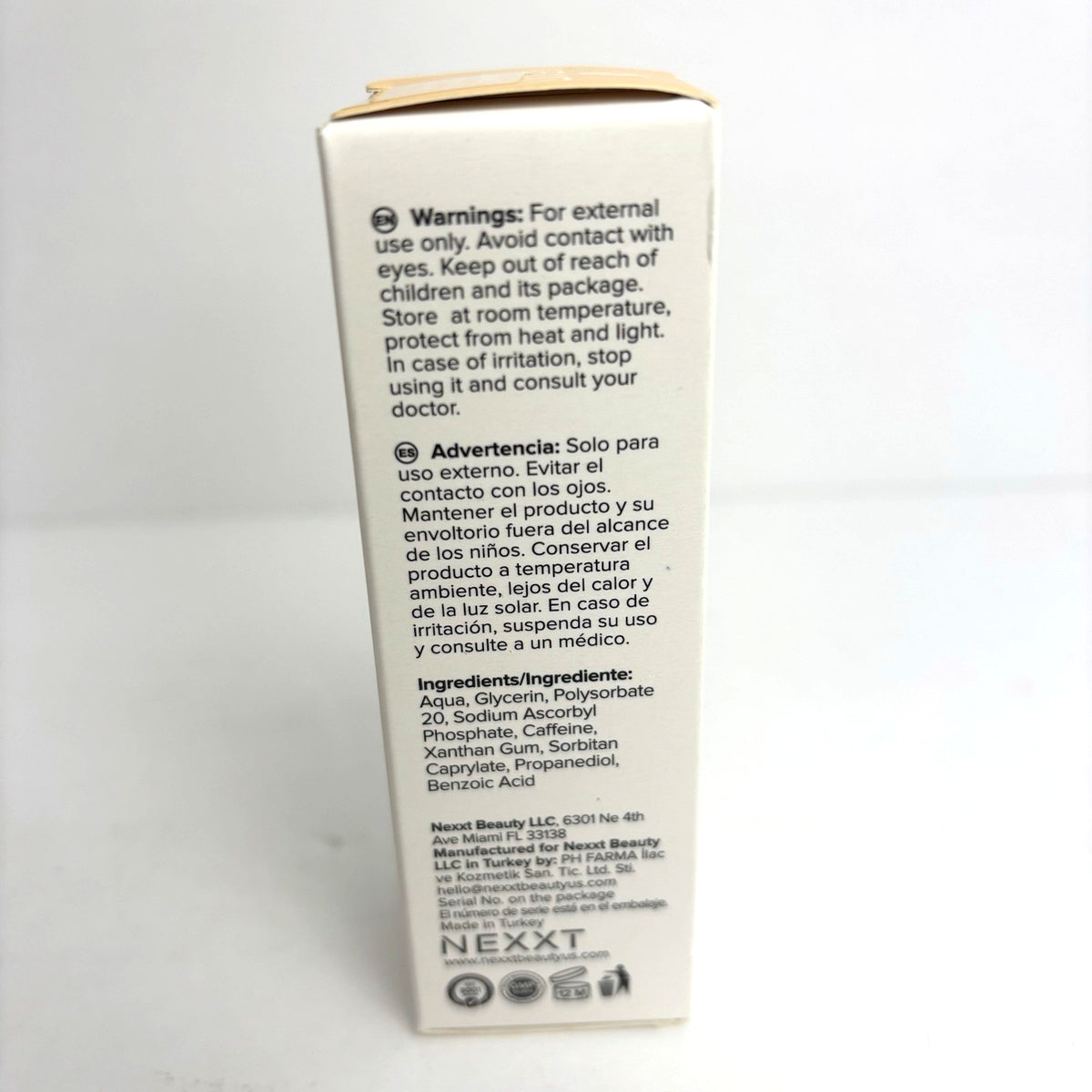 Brightening Eye Serum with Vitamin C & Caffeine - Firms & Tones Skin 1 fl oz