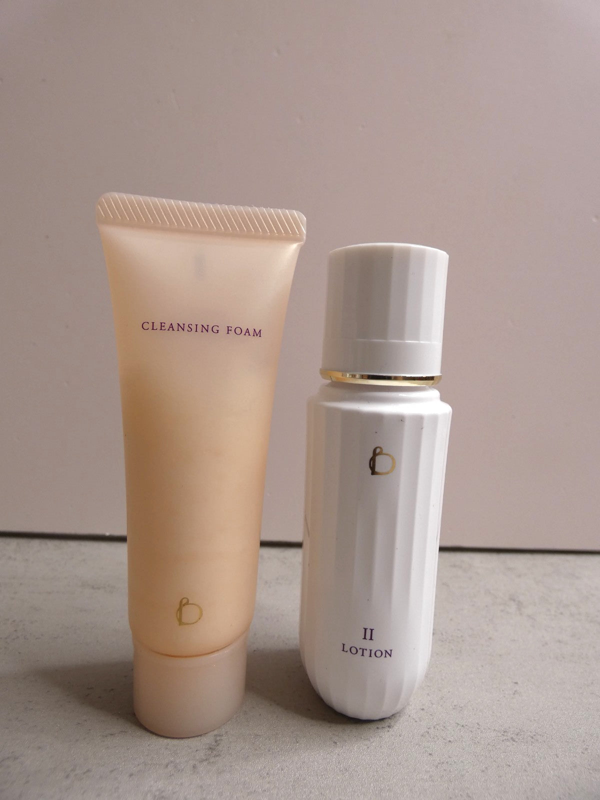 Travel Size Cleansing Foam & Lotion Set - Shiseido Benifique II 0.52 & 0.94 oz