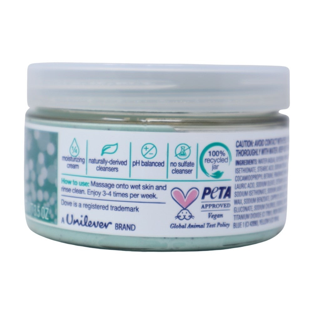 Pack of 3x Dove Limited Edition Body Scrub, Winter Mint, 3.5 Oz