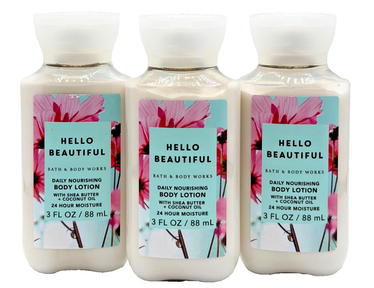 Hello Beautiful Body Lotion Travel Size - 3 oz (Pack of 3)