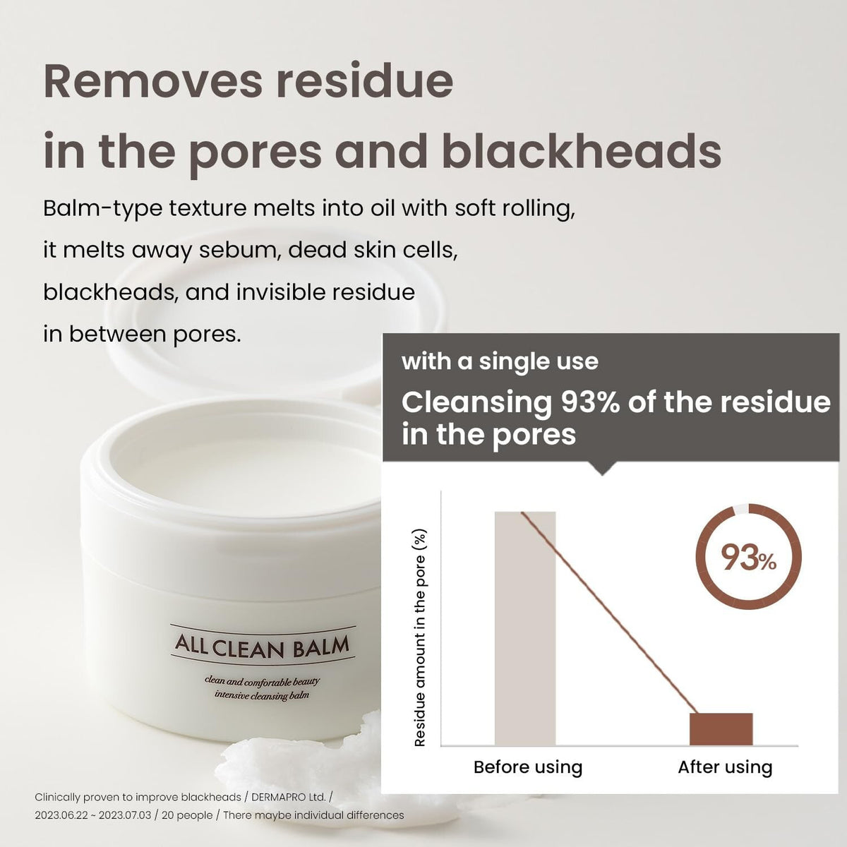 Heimish All Clean Balm 4.0 Fl Oz Makeup Remover & Facial Cleansing Balm