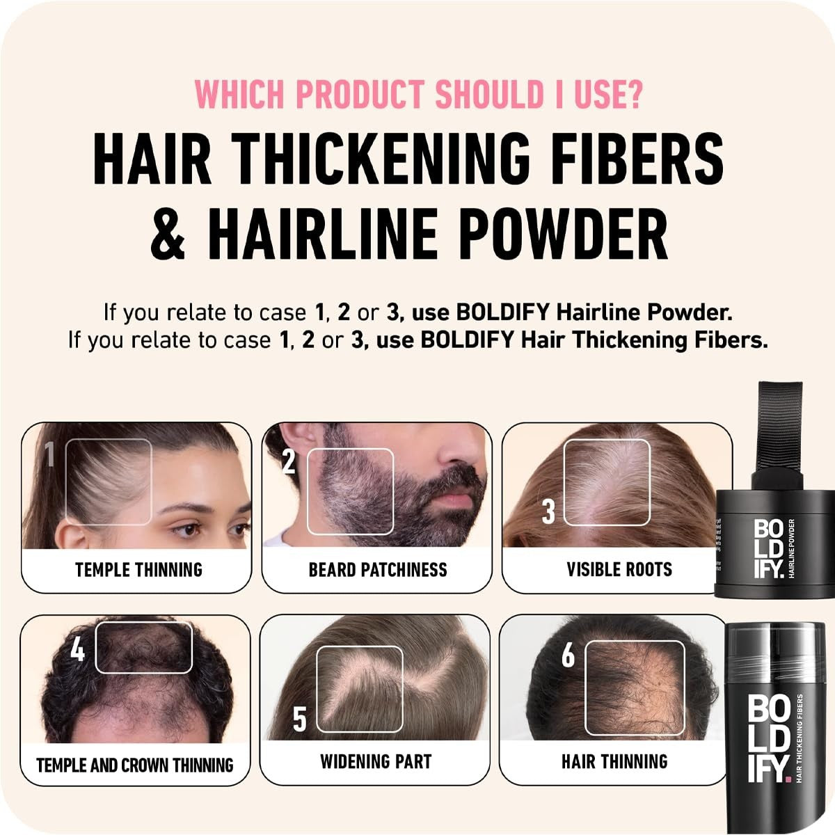 Water-Resistant Hair Thickening Fibers - Dark Brown