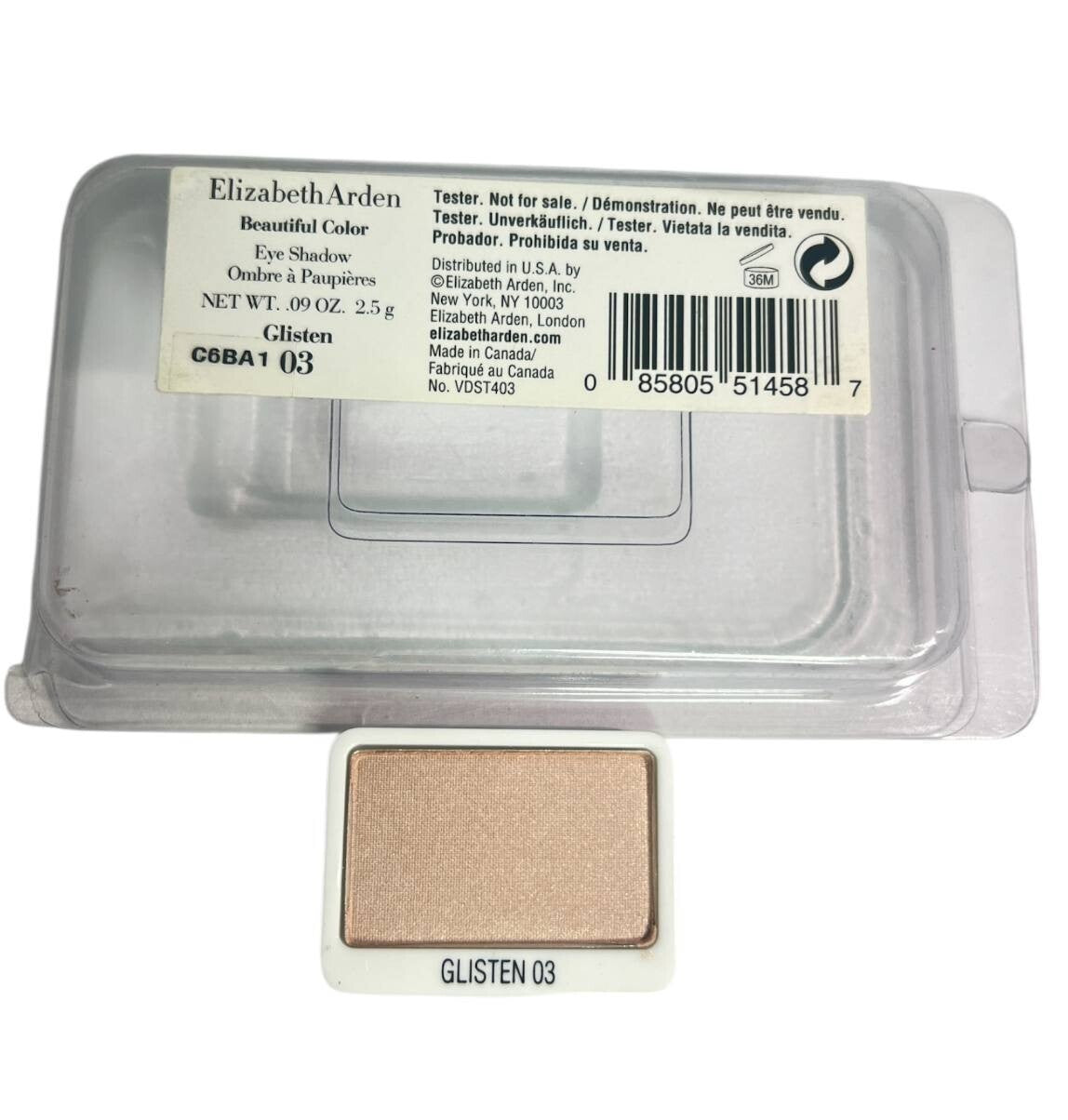 Elizabeth Arden Eyeshadow Singles Tester Set - Multiple Shades, 2 Units Each