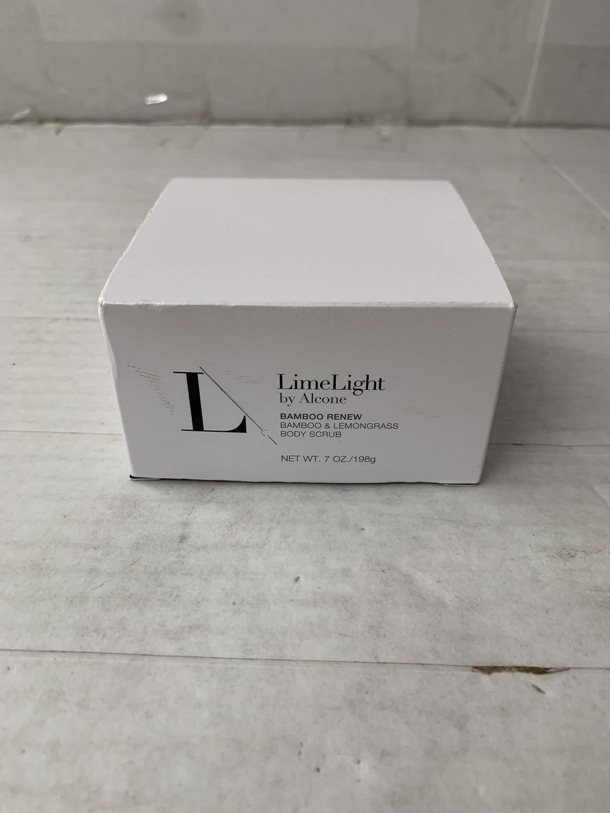 LimeLight By Alcone Bamboo Renew Lemongrass Body Scrub Jar 7oz