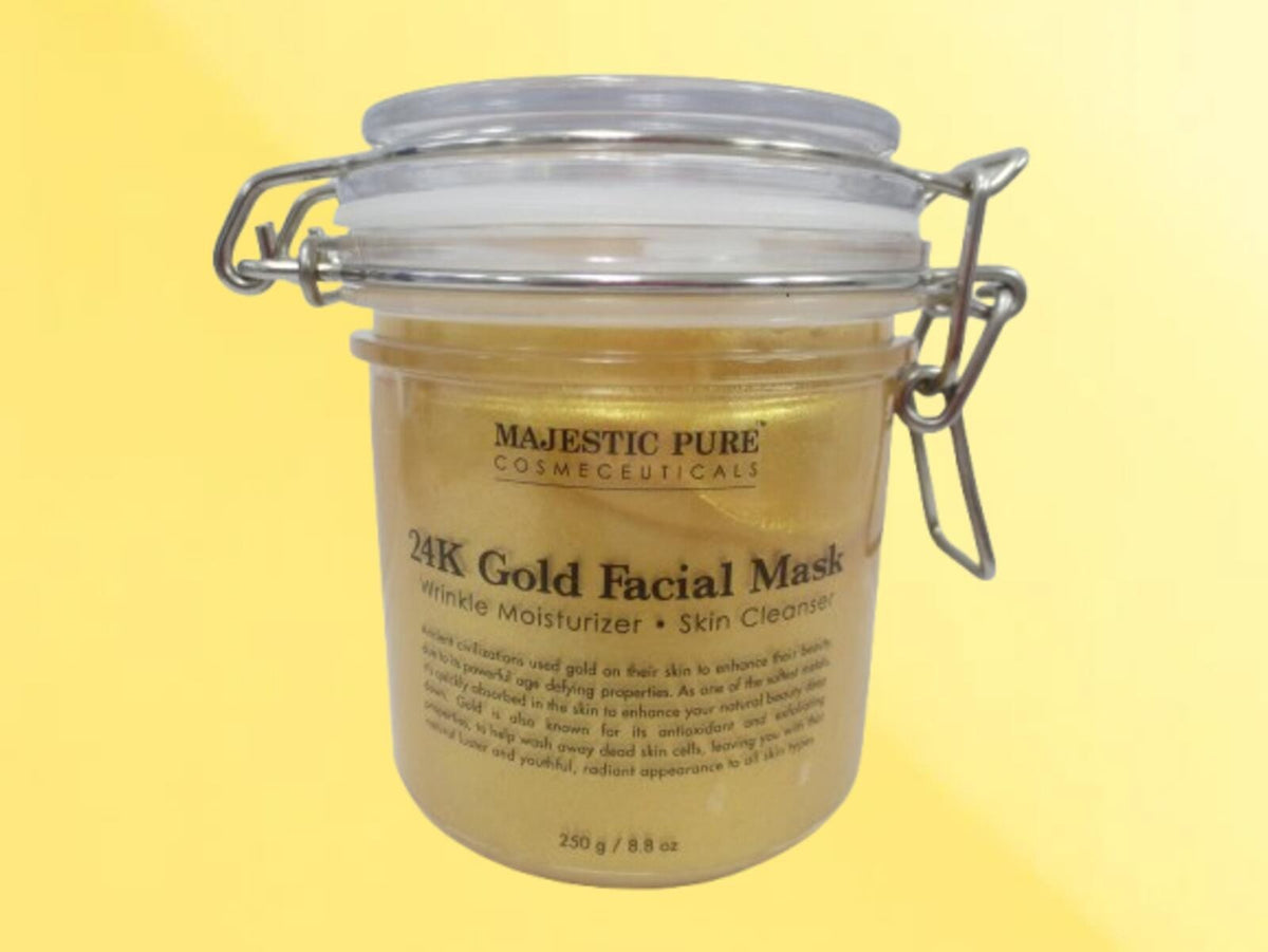 24K Gold Facial Mask Moisturizer, 8.8 oz, 3-Pack