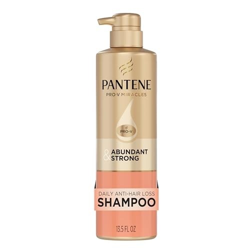 Pantene Abundant & Strong Hair Shampoo 13.5 oz for Hair Loss & Strengthening