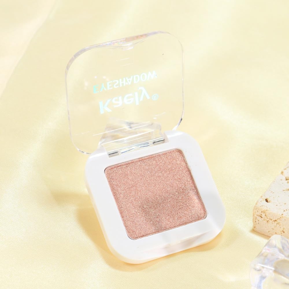 Dusty Pink Champagne Eyeshadow Palette - Rose Gold & Nude Shades