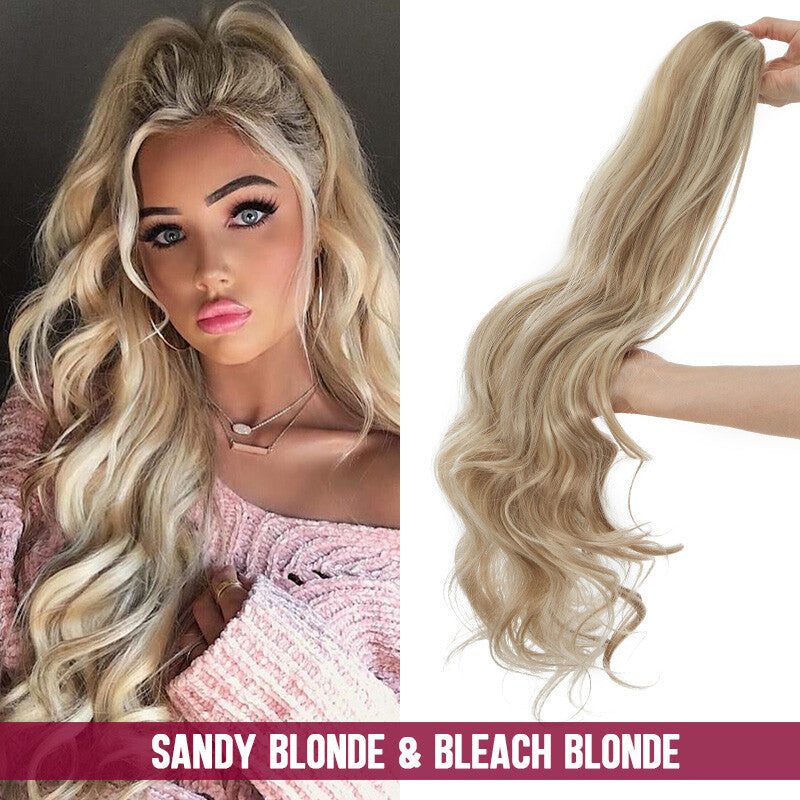 200g Thick Large Drawstring Ponytail Clip-In Hair Extension for Full Head