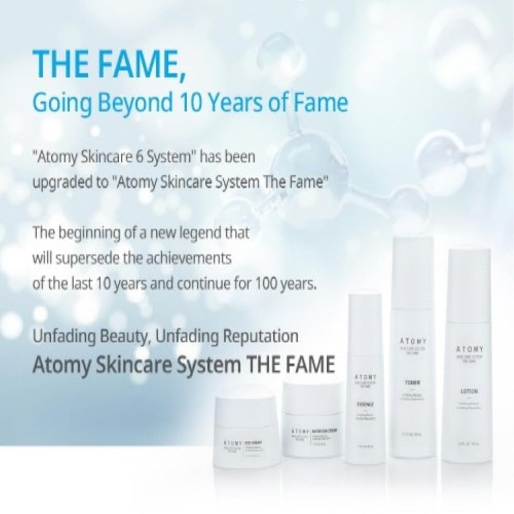 Skin Care System Set with Toner, Eye Cream, Essence, Lotion & Nourishment for Sensitive & Anti-Aging