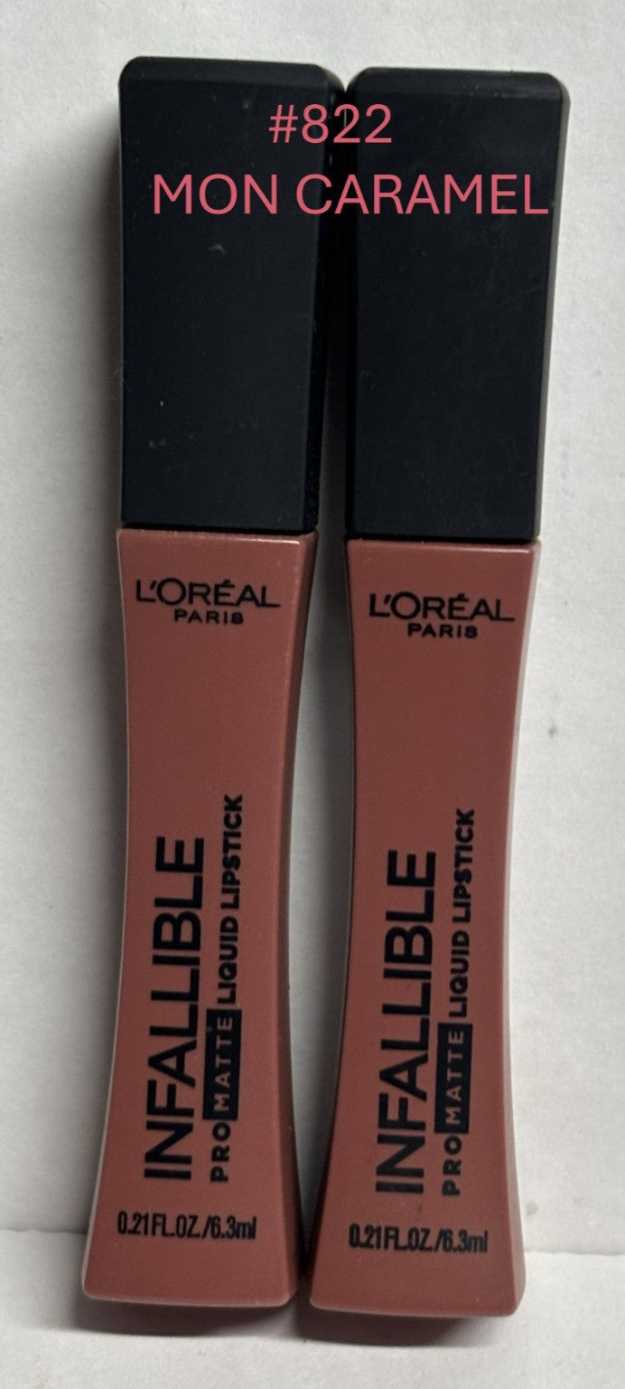 2 Pack Liquid Lipstick Set - Matte Lip Color Shades for All Styles