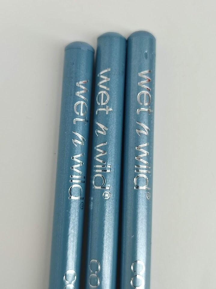 Wet N Wild Eyeliner Pencil Set - Sky Blue Creamy Long-Lasting Makeup