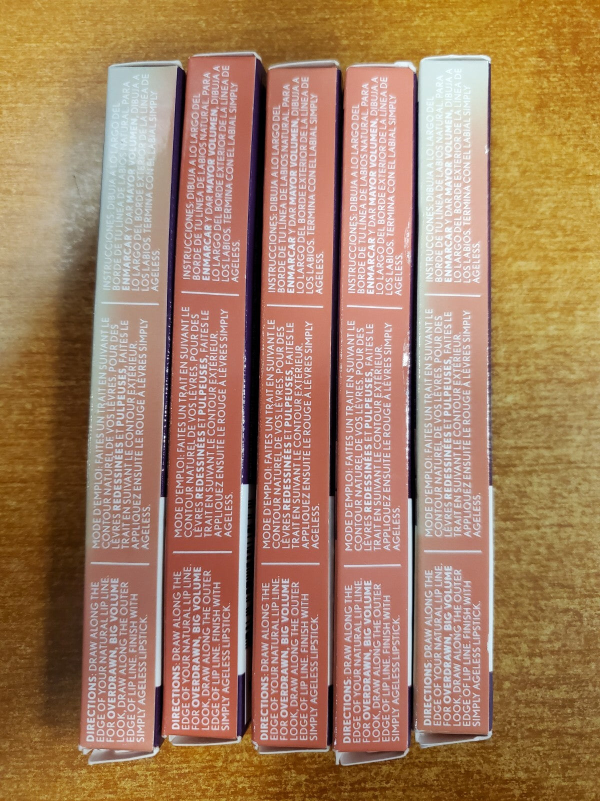 5 Pack Lip Liner Set - CoverGirl Simply Ageless Brilliant Coral