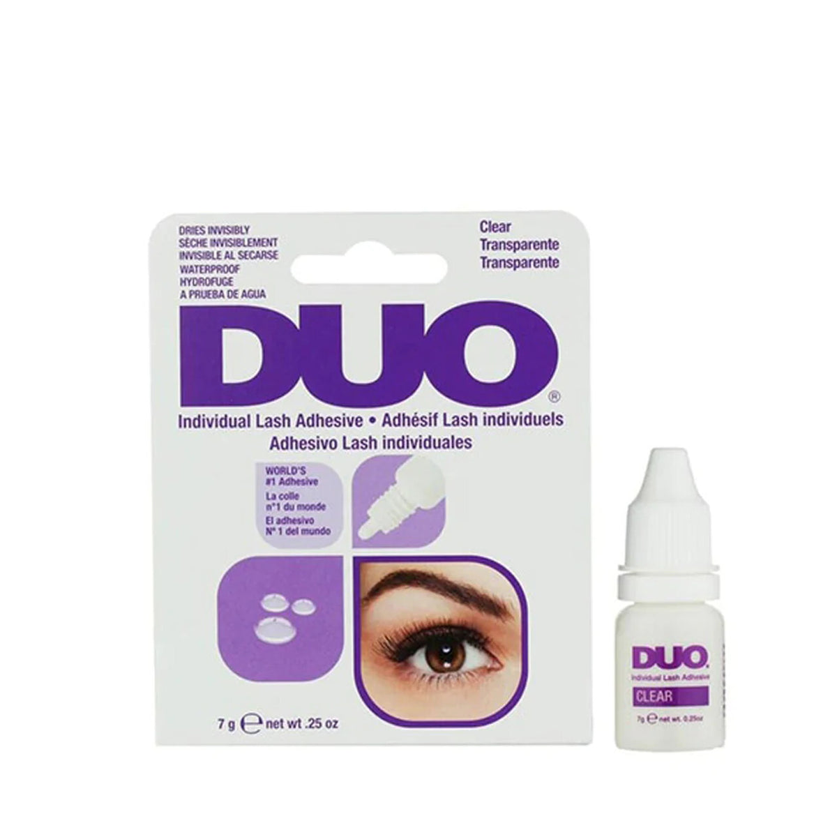 Eyelash & Strip Lash Adhesive 5g - Clear or Dark, Precision Lash Glue