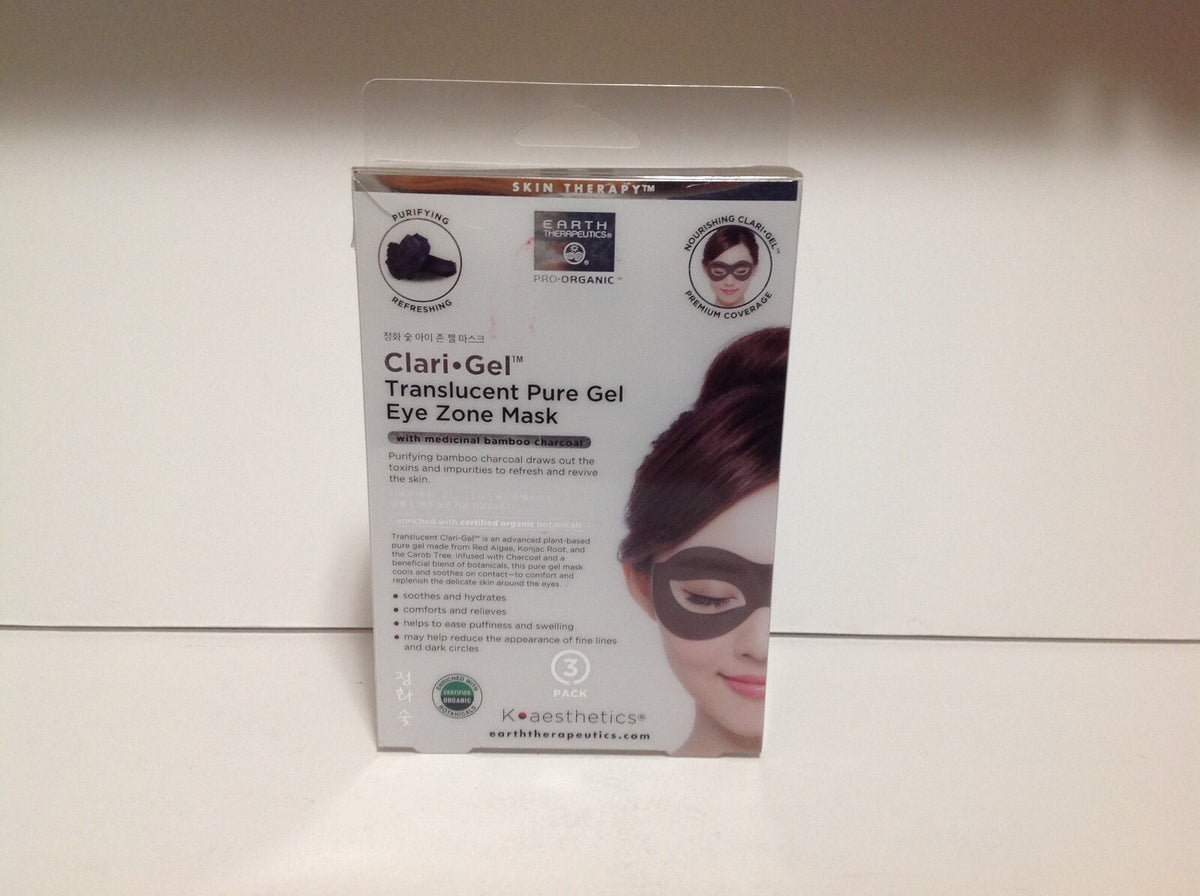 ClariGel Pure Gel Eye Mask with Bamboo Charcoal - 3 Masks