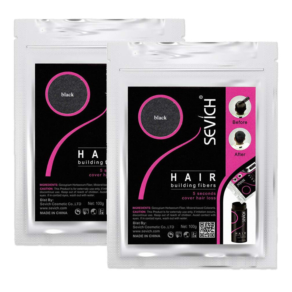 Hair Building Fiber Refill 50g - 2 Pack