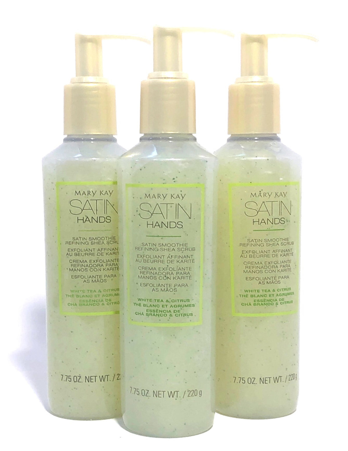 MARY KAY SATIN HANDS~WHITE TEA AND CITRUS SMOOTHIE HAND SCRUB~LOT OF