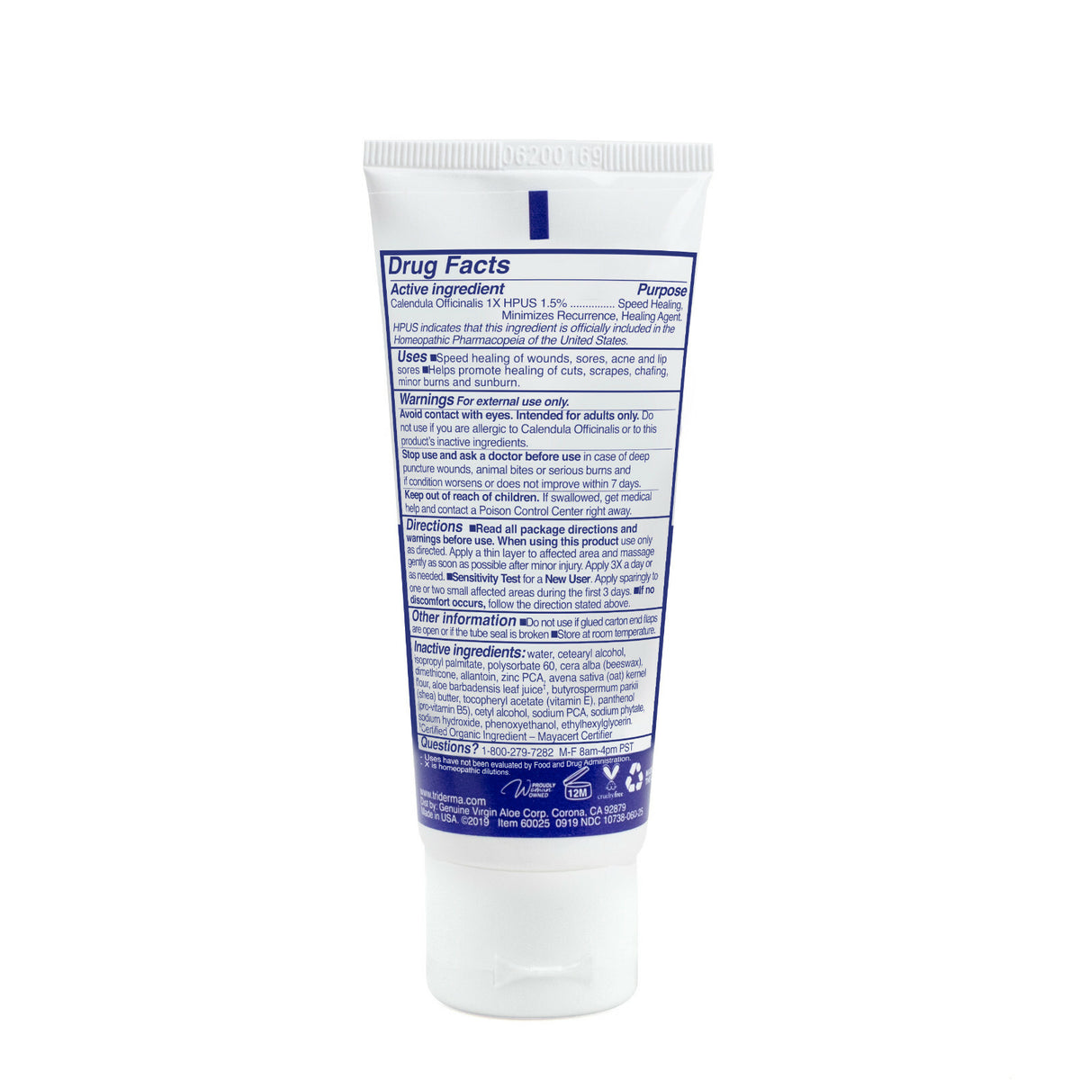 Fast Healing Cream for Face & Body – 2.2 oz Tube