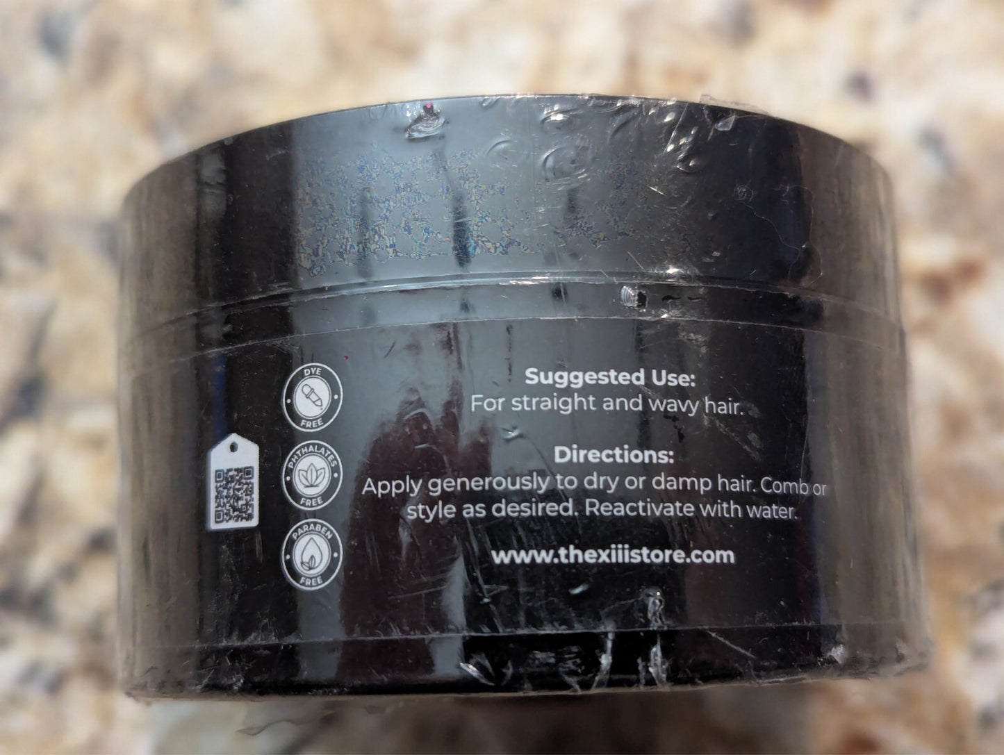 Long Lasting Paste Shine Pomade 4oz Strong Hold Hair Wax with Clean Scent