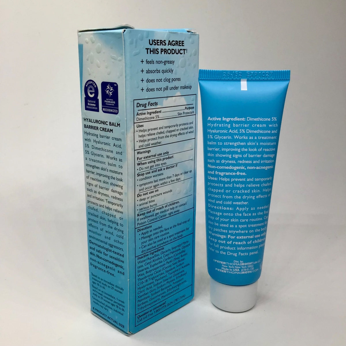Peter Thomas Roth WATER DRENCH HYALURONIC BALM BARRIER CREAM 1.7 oz –
