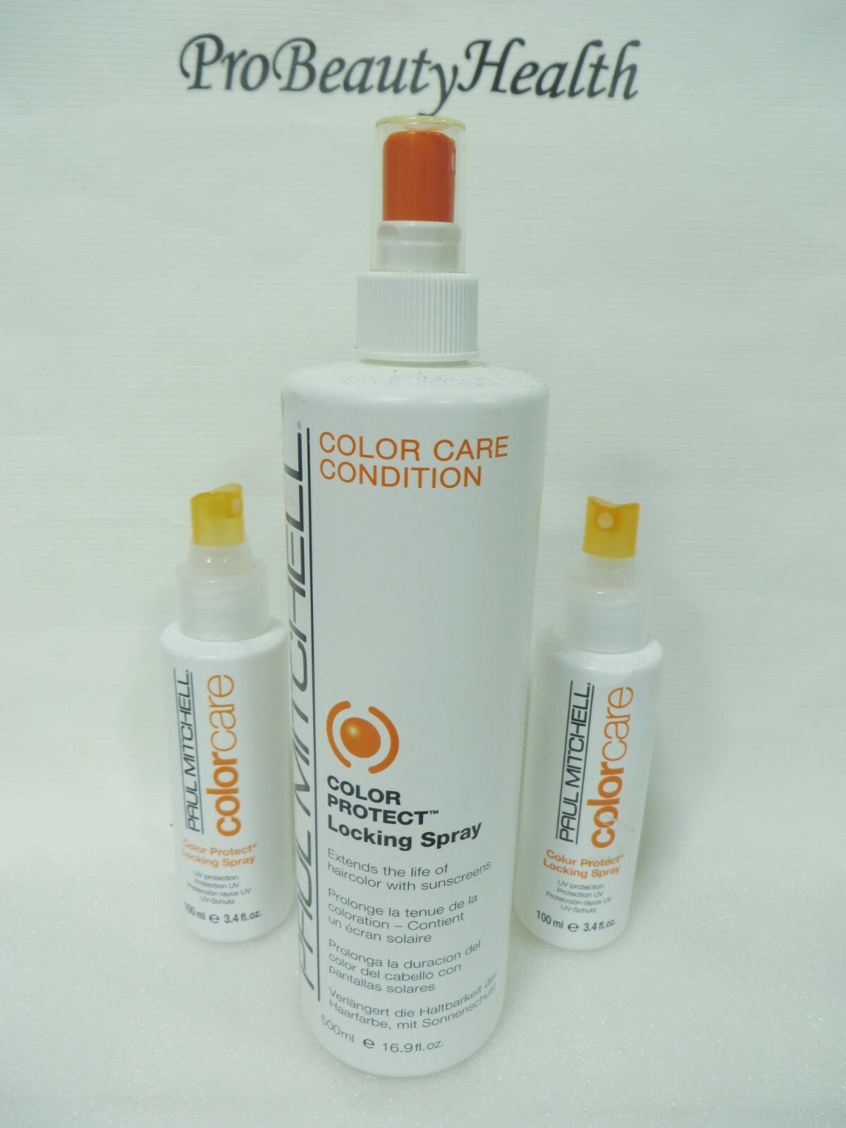 Hair Spray Locking Spray for Color Protection 16.9 oz & Travel Size 3.4 oz Set