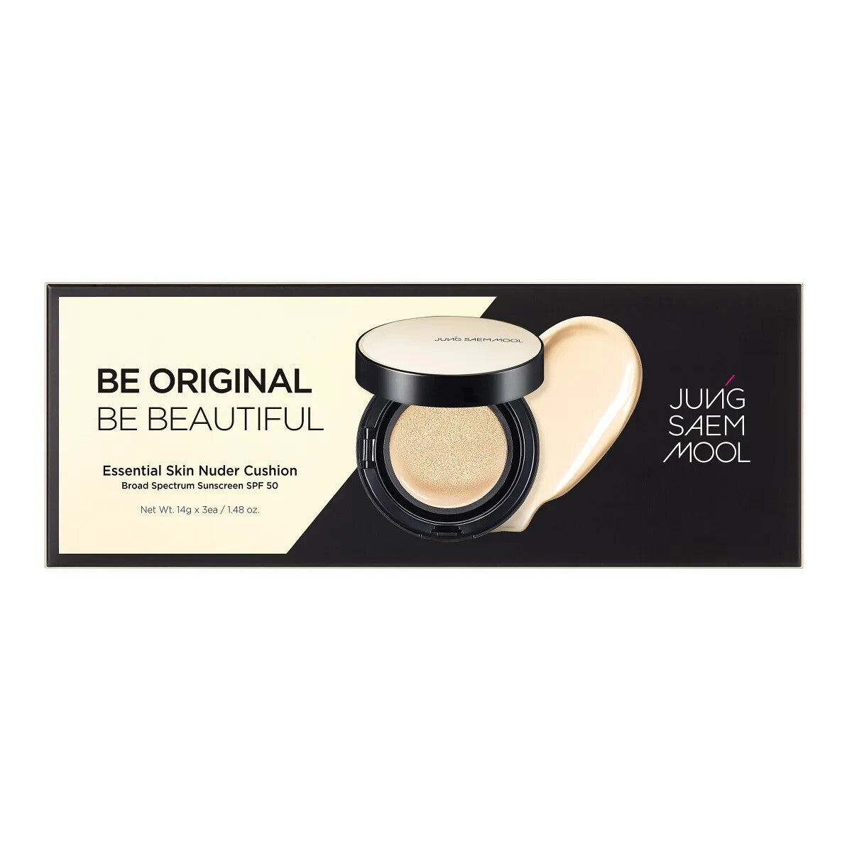 Jung Saem Mool Skin Nuder Cushion Set SPF 50+ 14g +Refills #23 Medium Deep