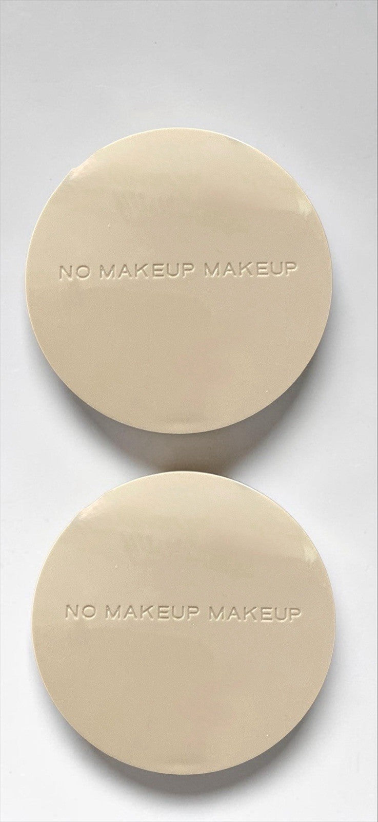 Buildable No Makeup Foundation Duo Set with Brushes - Light Medium