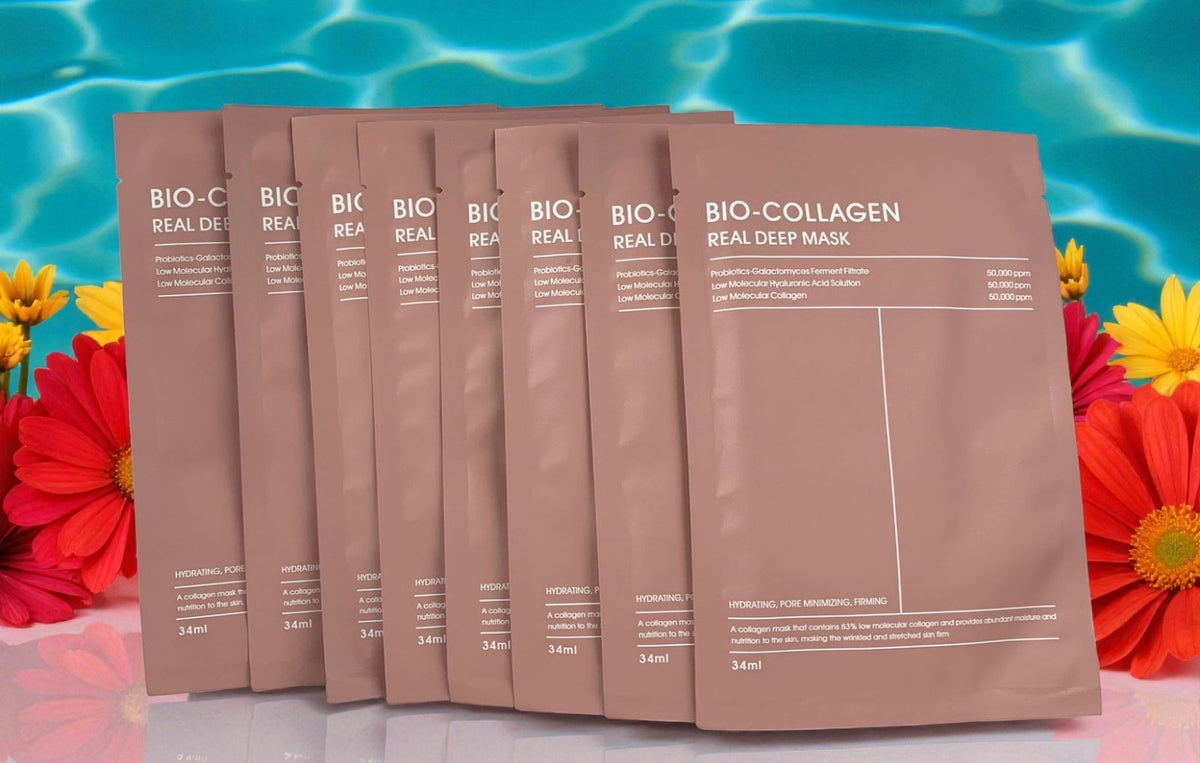 Bio-Collagen Deep Facial Lifting Mask - Pack of 8