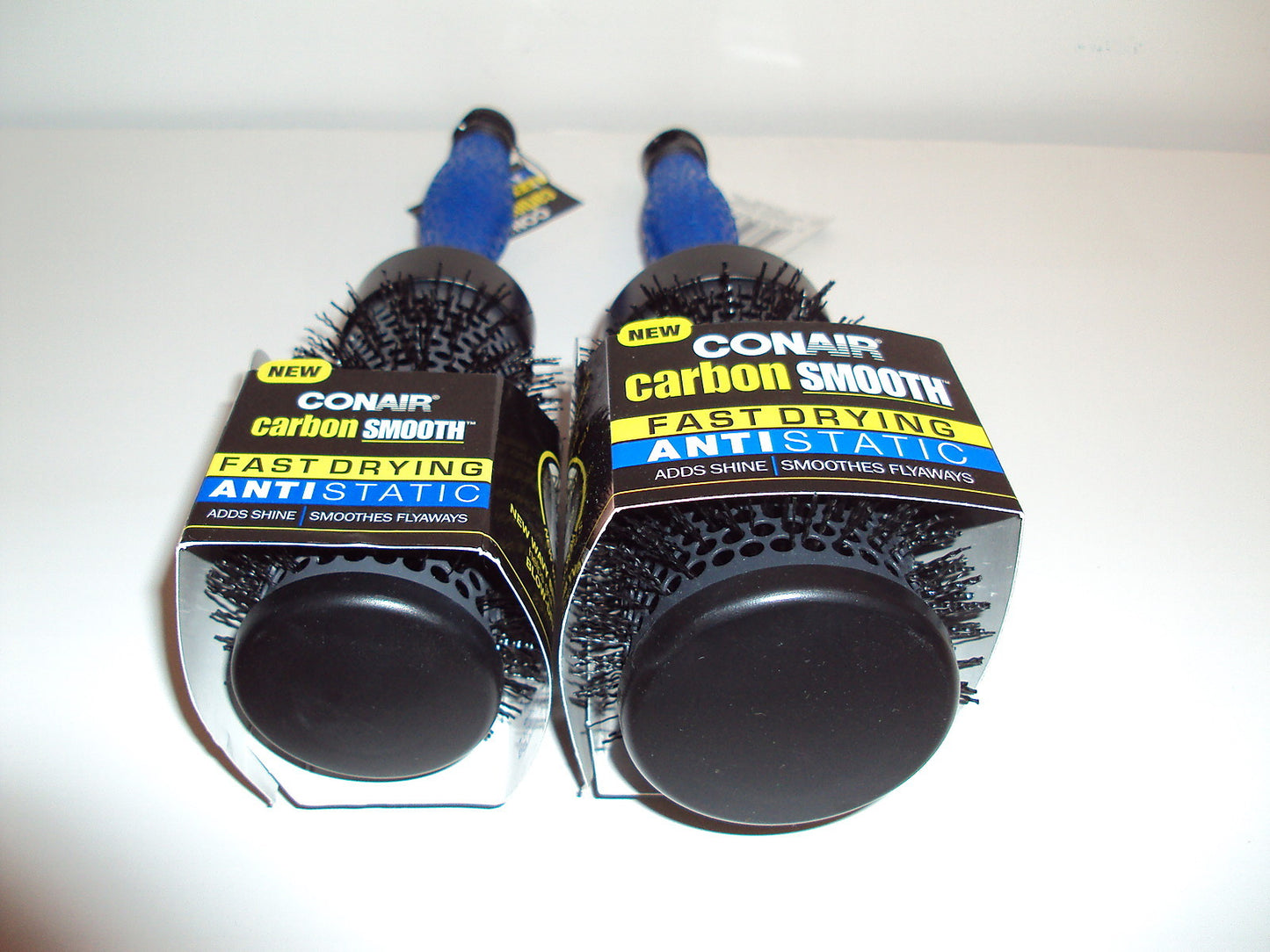Conair Carbon Smooth Barrel Brush Set for Fast Drying and Shine
