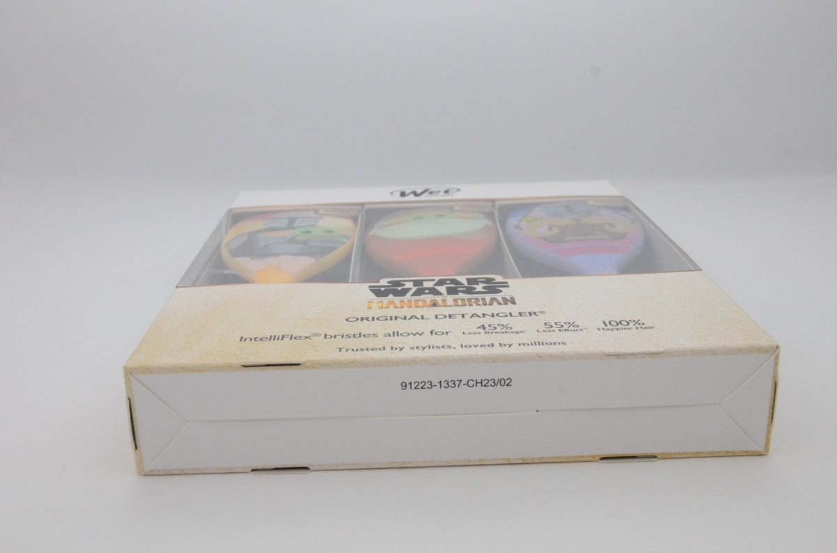 Star Wars Mandalorian Wet Brush 3 Pack - Limited Edition Hair Detangling Comb Set