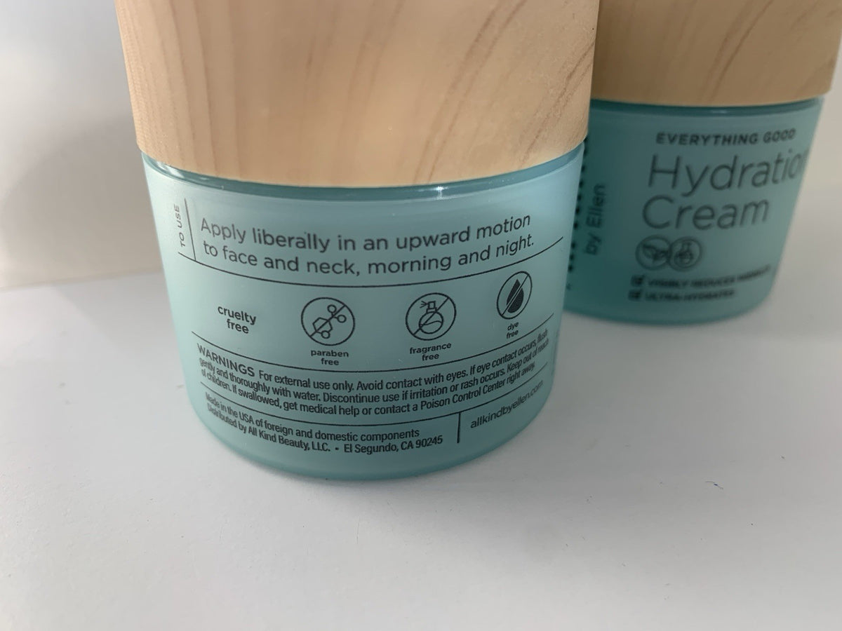 All Kind by Ellen Hydration Cream 1.7 oz - Anti-Aging Moisturizer (Set of 2)