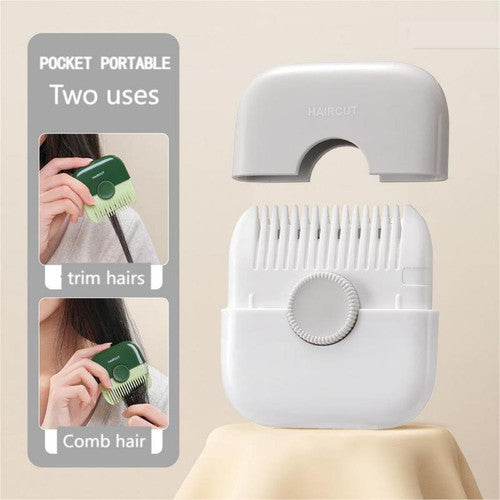 2-in-1 Hair Trimmer with 10 Replacement Blades and Razor Comb