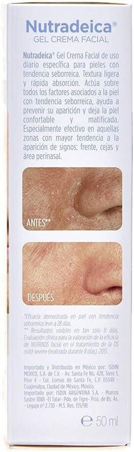Seborrheic Skin Facial Gel-Cream for Daily Moisturizing & Mattifying - 50ml