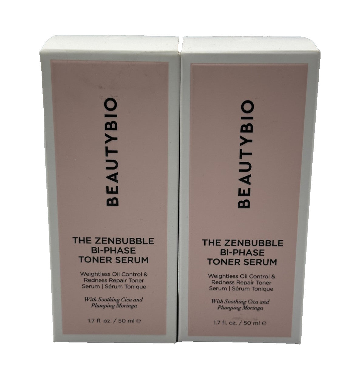 BeautyBio The Zenbubble Bi-Phase Toner Serum - 1.7 oz / 50 ml, Set of 2