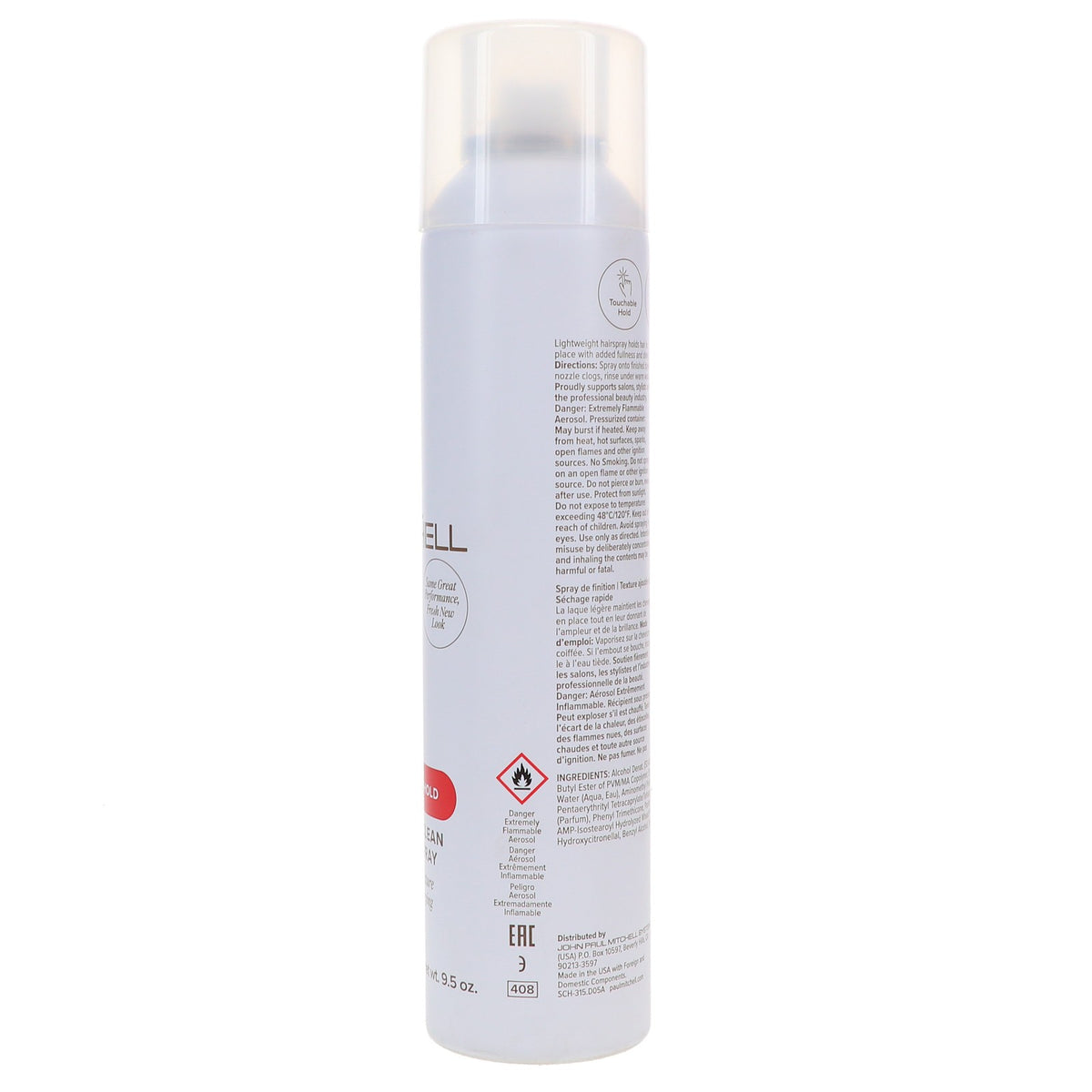 Paul Mitchell Flexible Hold Hair Spray - 9.5 oz, Lightweight & Refillable