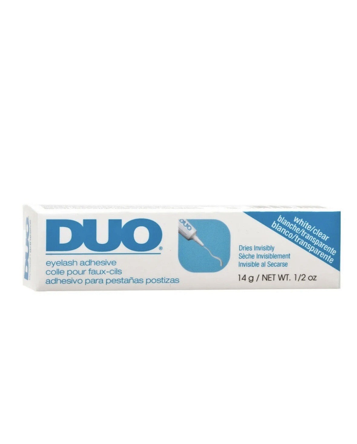 Strip Eyelash Adhesive - Clear White 0.5 oz / 14g for False Eyelashes