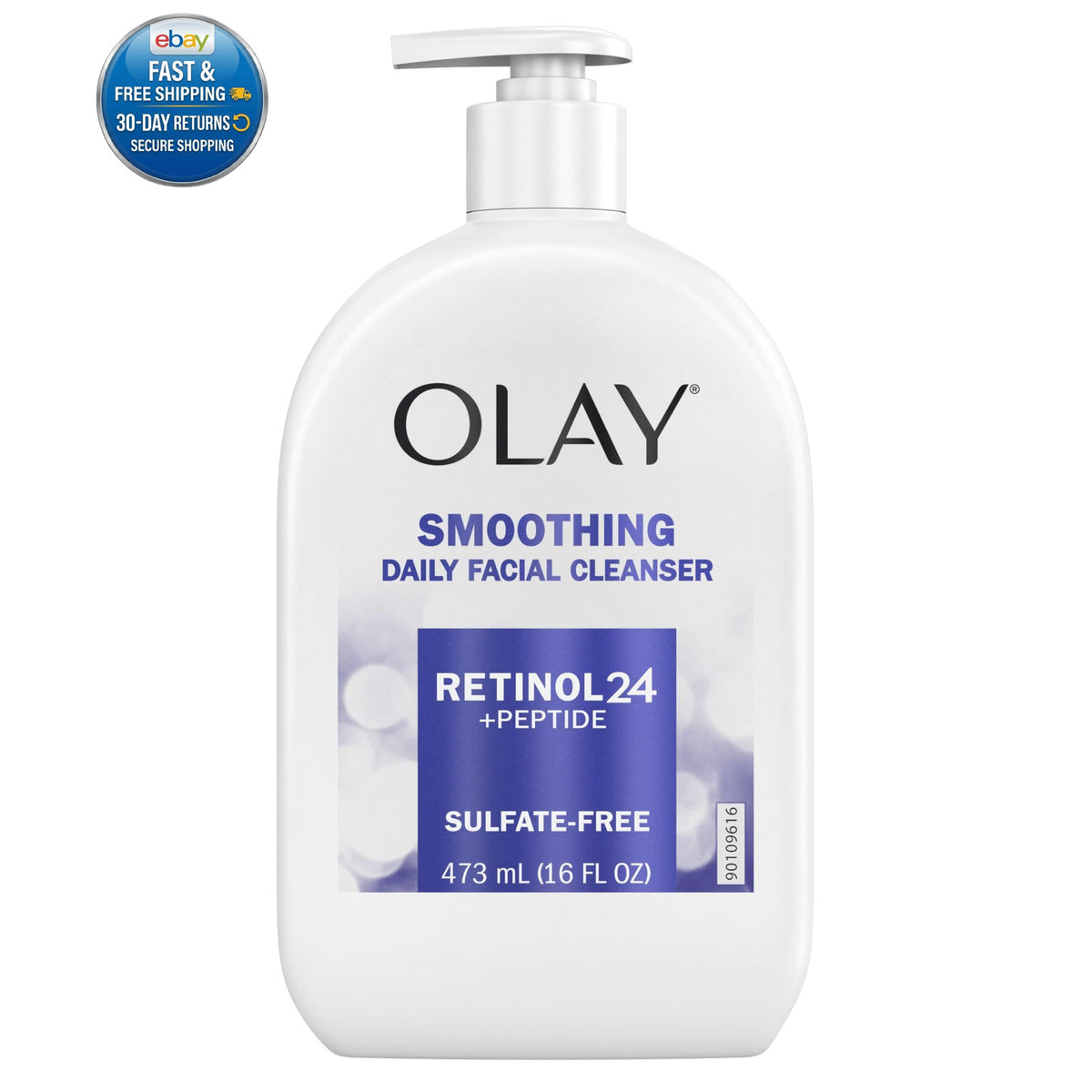 Sulfate-Free Daily Facial Cleanser with Retinol & Niacinamide, 16 Fl Oz