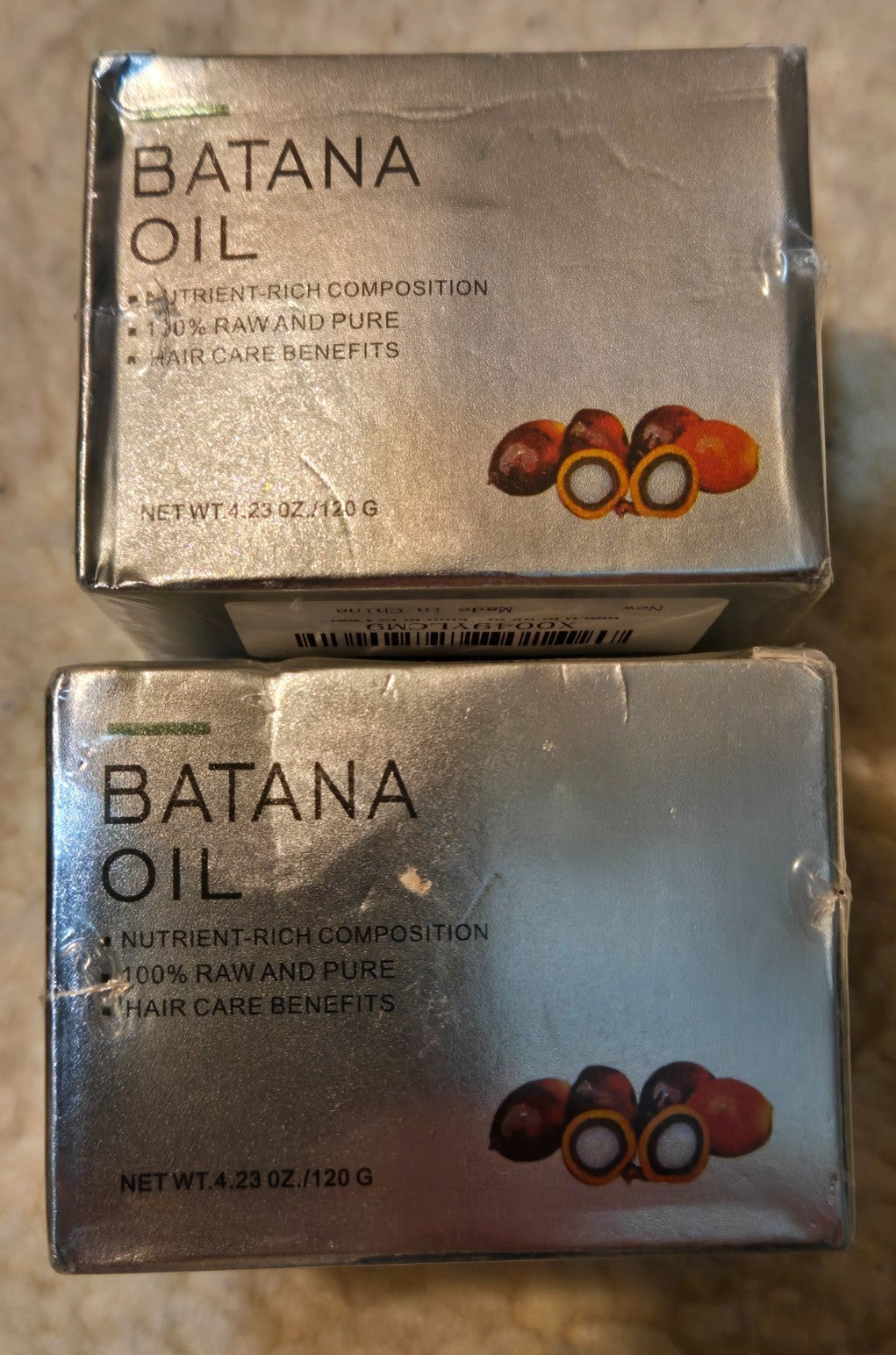 Batana Hair Oil for Hair Growth - 100% Pure & Raw (2-Pack, 4.23 oz Each)