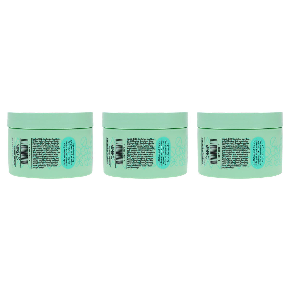 Amika The Kure Intense Repair Hair Mask 8.4 oz Pack of 3 - Deep Nourishing Treatment
