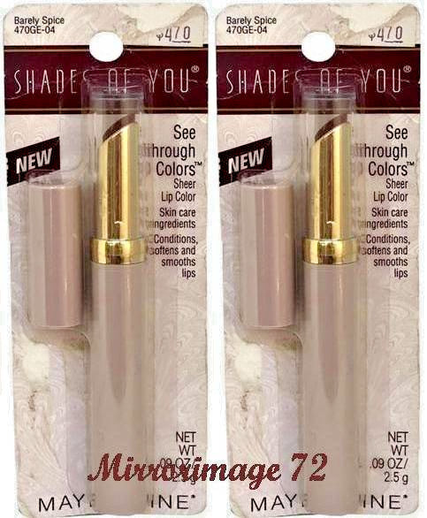 Maybelline Sheer Lip Color Set - Barely Spice, 2 Pack, Lip Makeup