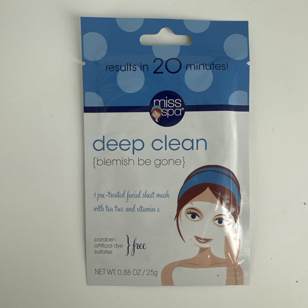 Deep Clean Blemish Facial Sheet Mask - 10 Pack Tea Tree Vitamin C