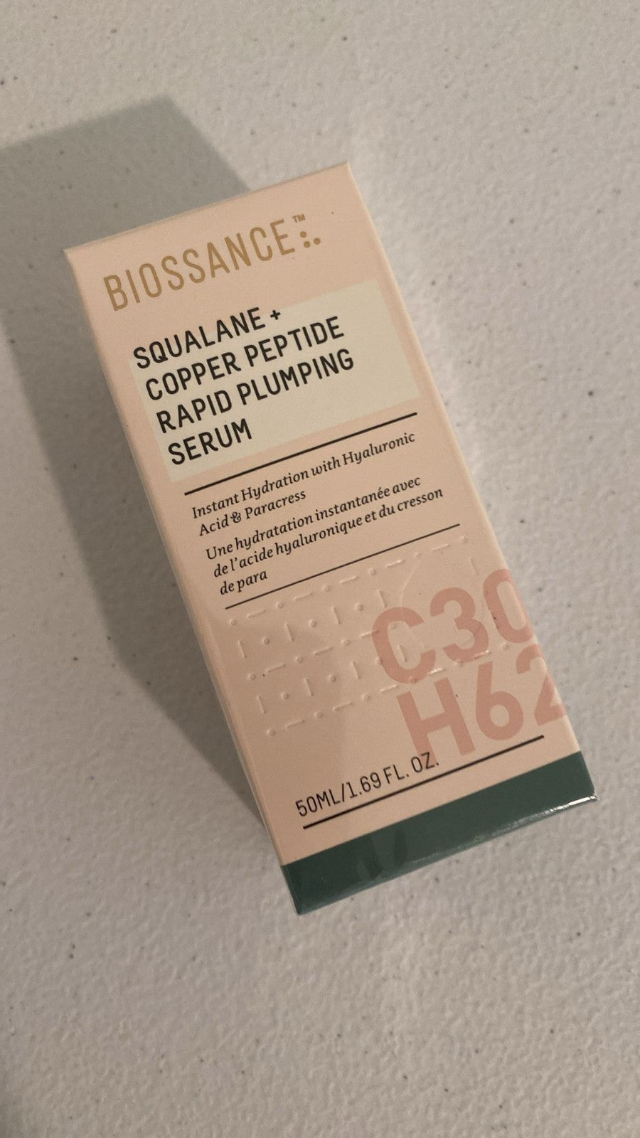 Hydrating Copper Peptide Face Serum 1.69 oz - Fast Plumping & Collagen Boosting