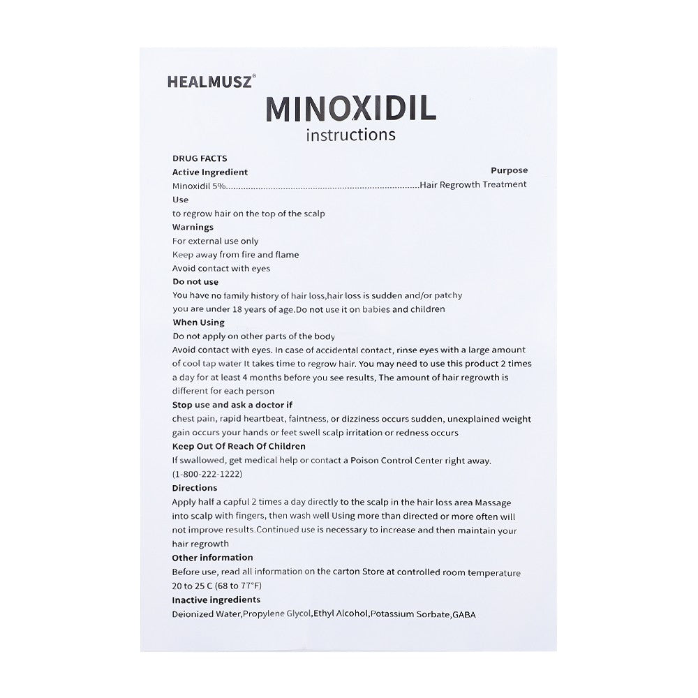 5% Minoxidil Hair Regrowth Treatment for Men - 6 Pack