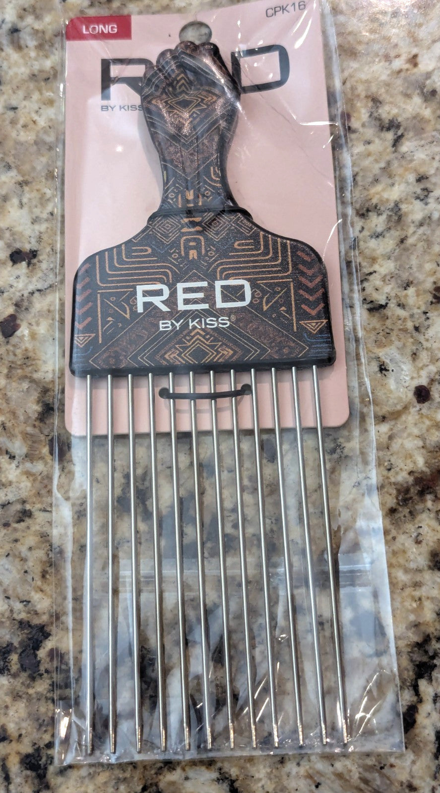Red by Kiss Soul Pik Detangle & Lift Long Comb CPK16 pick