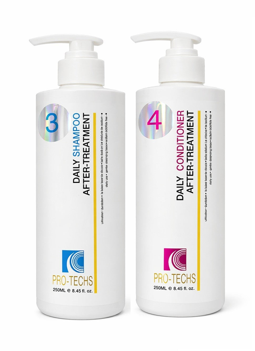 Keratin Hair Shampoo & Conditioner Set - Sulfate & Salt Free 8.45oz